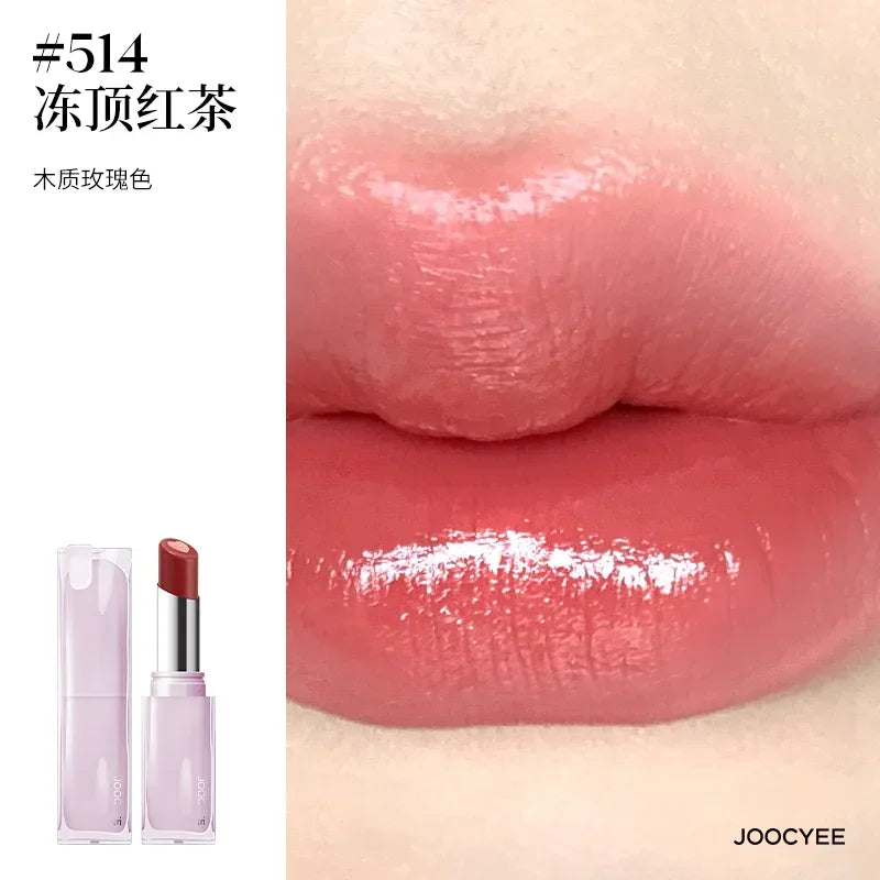 Joocyee Sandwiching Jelly Lipstick Lip Gloss Lovely Love Peaches Moisturizing Lip Glaze Women's Makeup Rare Beauty Cosmetics