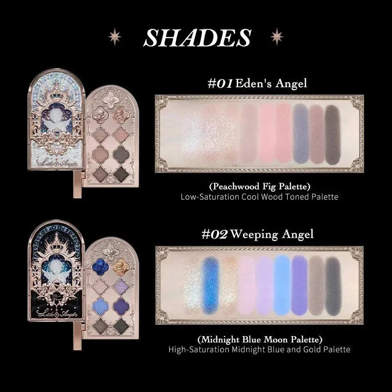 Flower Know Makeup Set Little Angel Collection Make Up Gift Box Eye Shadow Blush Matte Lipstick Highlighter Full Kit All In One