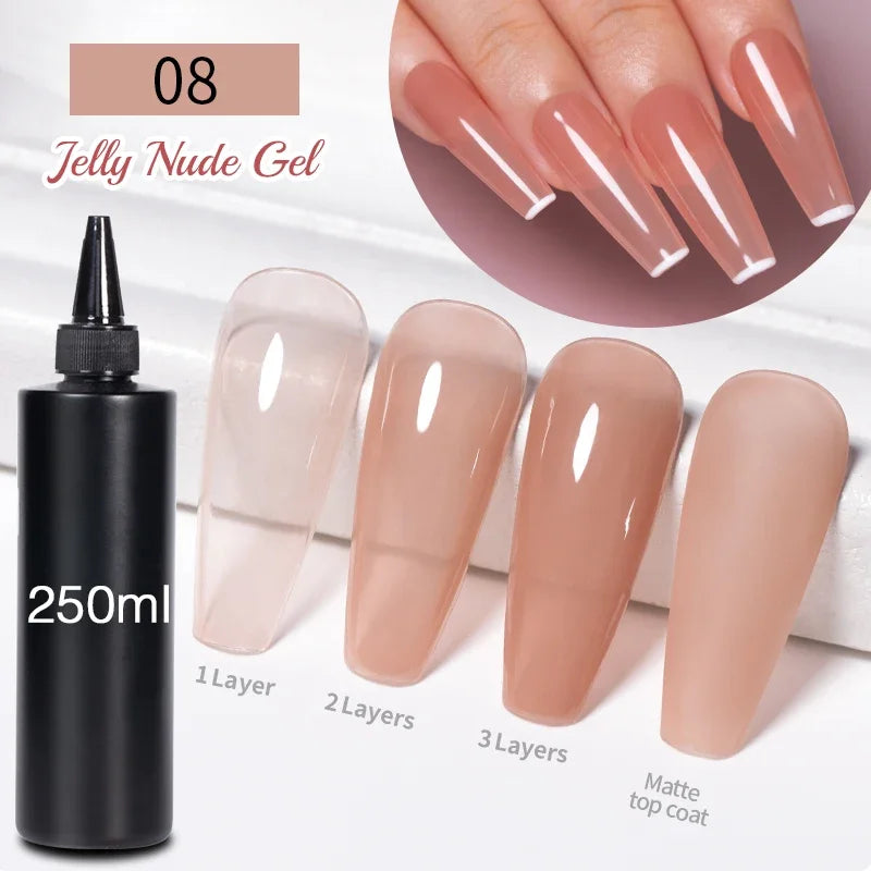 BOZLIN 1KG Super Shinny Top Coat UV Base Gel Polish Matte Top Coat Reinforce Gel Long Lasting Shinning Soak Off Nail Art Varnish