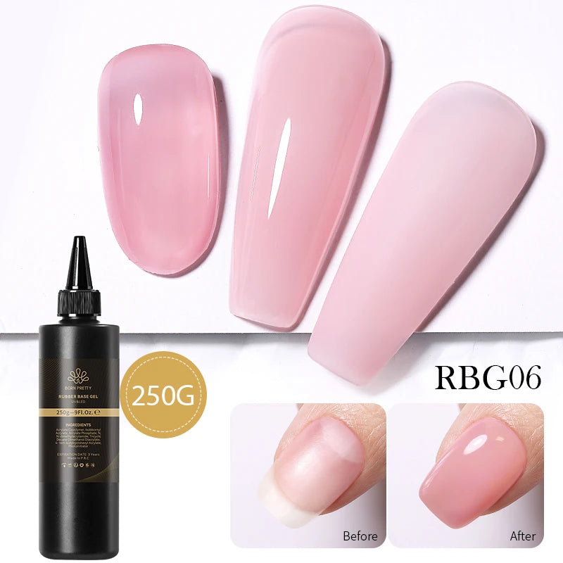 BORN PRETT 250g Nail Prep Dehydrator Quick Air Drying Nail-Primers Gel Nail Polish Base Top Gel Nail Art Vanish Reinforcement Ge