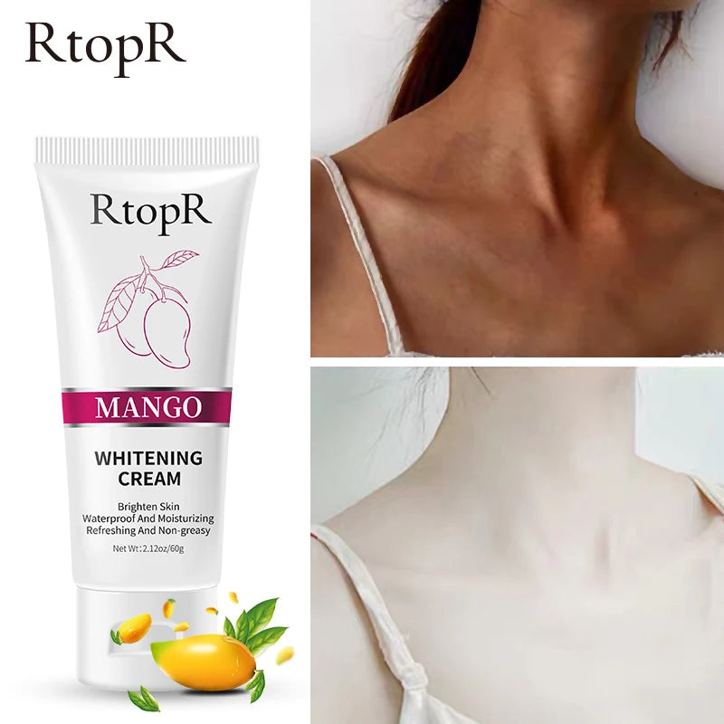 Rtopr Mango Whiter Cream Moisture Repair Skin Dry Dull Brighten Tone Perfect Serum Anti Wrinkle Body Care For Underarm Legs Knee