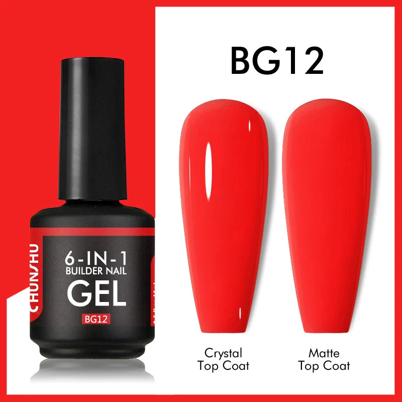 CHUNSHU 6 IN 1 Extension Gel 15ML Builder Nail Gel