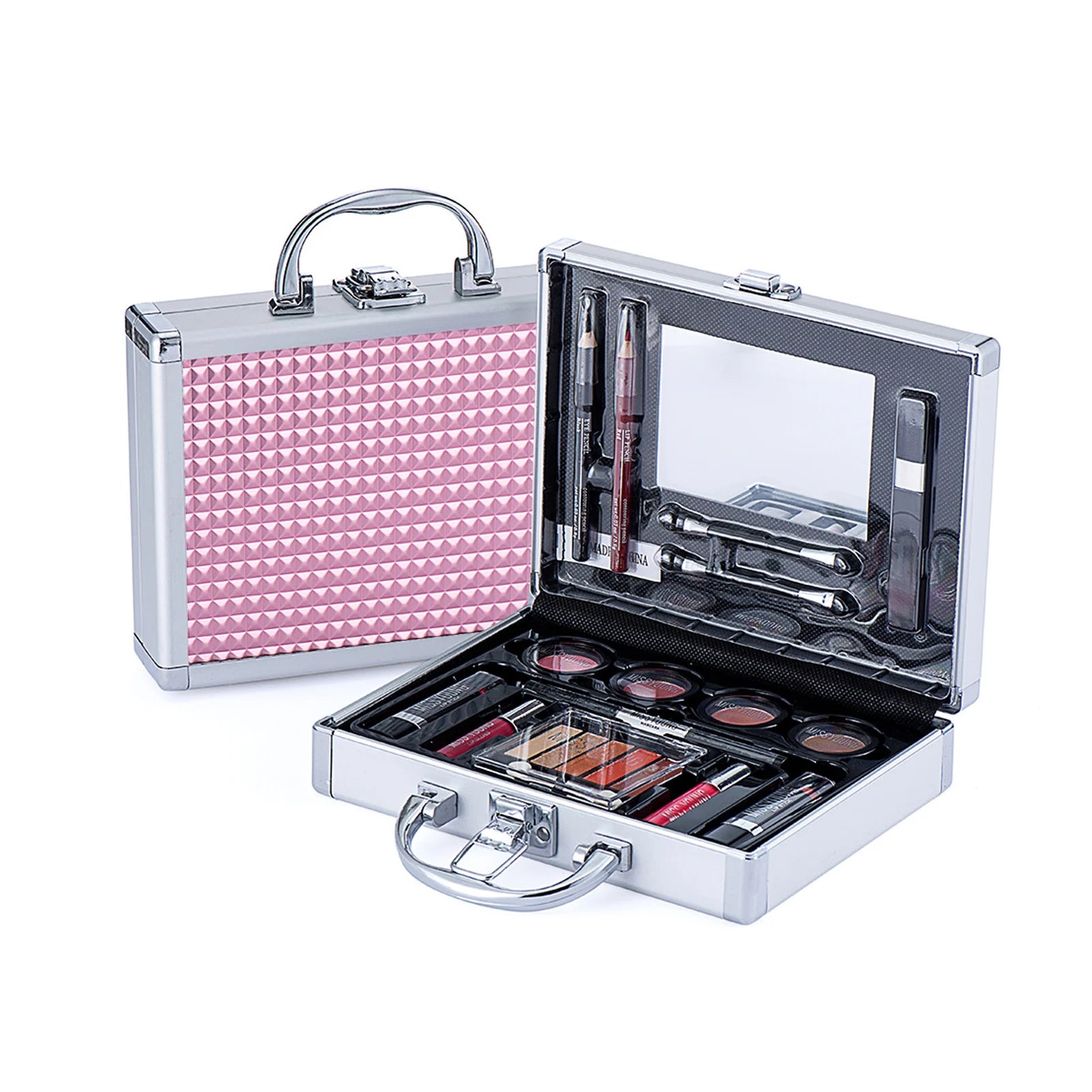 Makeup Starter Kit Professional Make Up Sets With Transparent Case Holiday Beauty Gift Set Starter Cosmetics Full Kits For Women