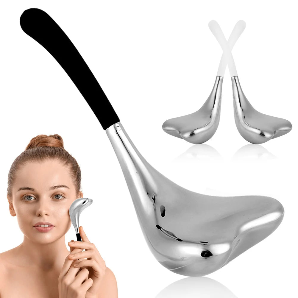 Ice Facial Roller Gua Sha Cryo Sticks Facial Skin Care Beauty Lifting Contouring Tools Reusable Ice Globe Balls Face Massagers