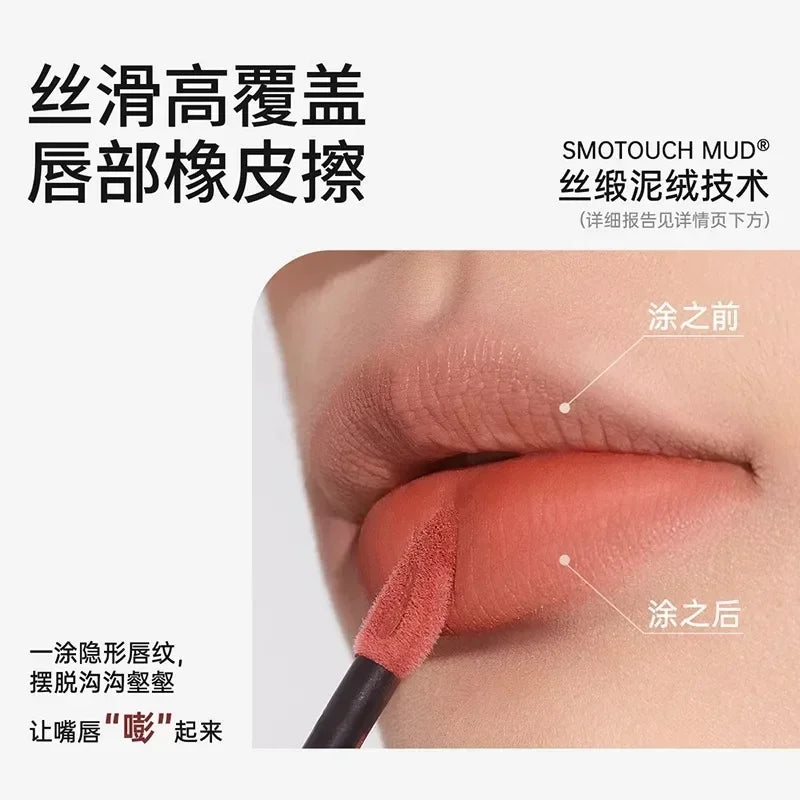 MOOEKISS Liquid Lipstick Lip Glaze Lip Gloss Matte Waterproof Long-Lasting Pretty Makeup Rare Beauty Cosmetic For Female Product