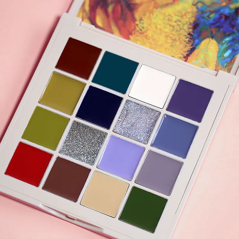 Arte Clavo Solid Painting Gel 16 Colors Vernis Semi Permanent UV LED Top Coat LED Soak Off Lacquer Hybrid Nail Art Manicure