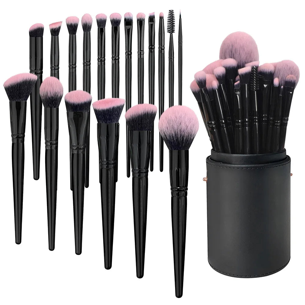 [Biyouyi New Products] 18 makeup brushes set brush ink series loose powder brush eyeshadow brush spot wholesale
