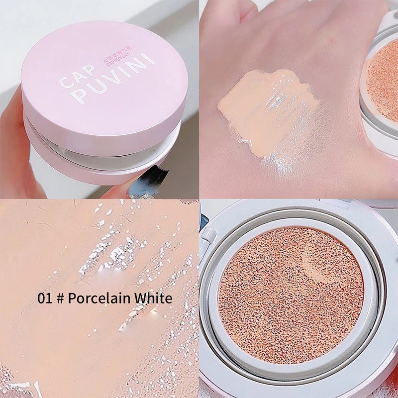 Moisturizing Concealer Air Cushion Natural Makeup Holding Water Resistant Cream Skin Foundation