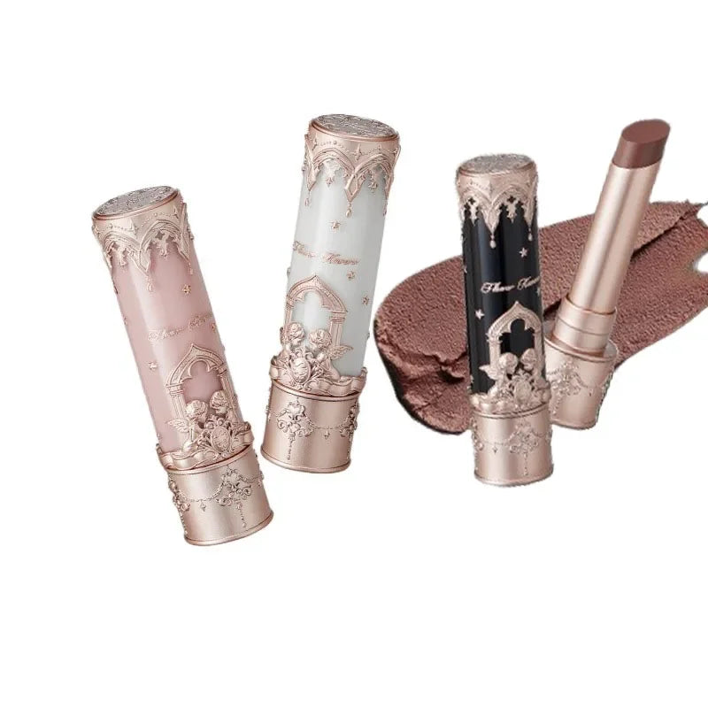 Flower Knows Little Angel Collection Matte Lipstick Private Label Lip Stick Custom Logo Long Lasting Korean Velvet Lipgloss