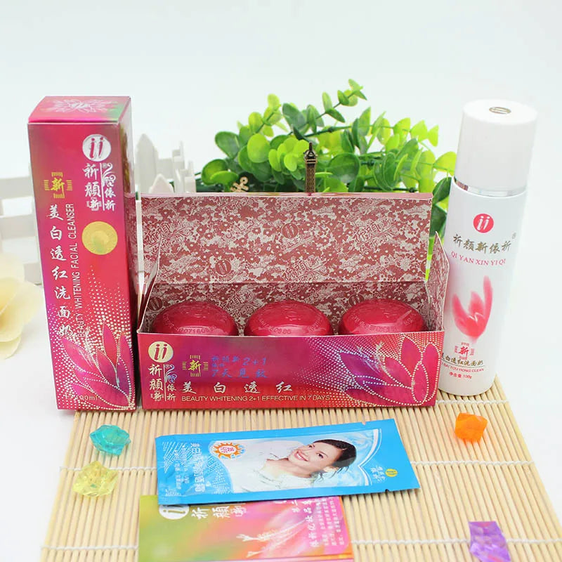 Yiqi Beauty Whitening Red Cover Set Moisturizing ABC Cream