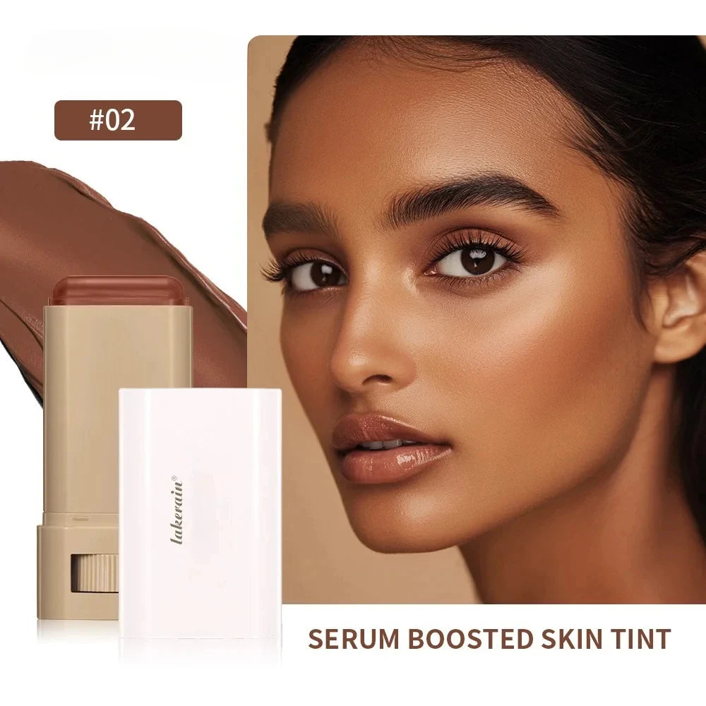 6Color Tinted Foundation Cream Stick Waterproof Lasting Oil-control Cover Acne Makeup Smooth Moisturize Concealer Serum Balm