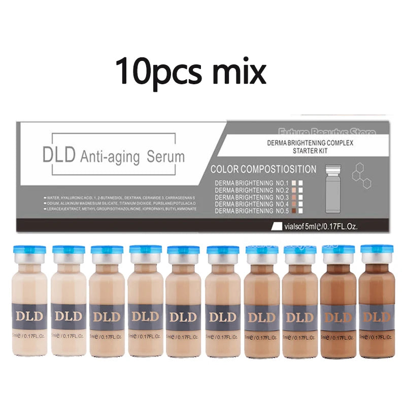 10pcs Facial BB Cream Glow Skin Rejuvenation Serum Kit Multi-effective Foundation Serum Niacinamide Niacinamide Skin Care