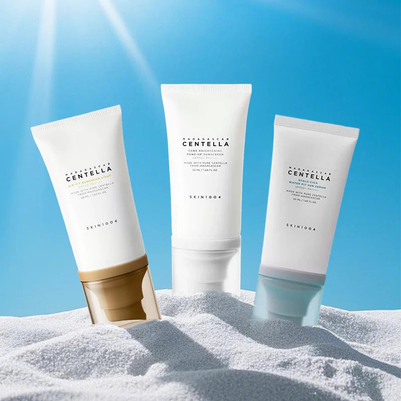 Korean Centella Hyalu-CICA Water-fit Serum Sunscreen Spf 50 Facial Sunscreen Cream for Sensitive Skin Original Skincare Products