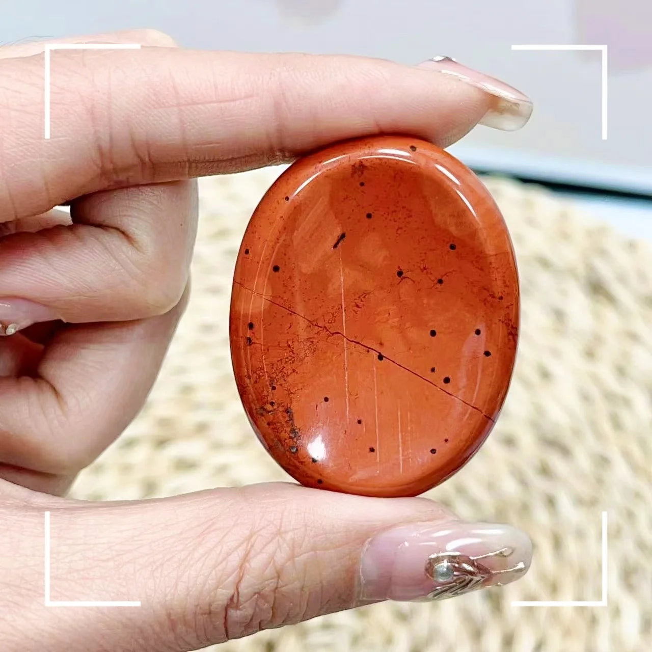 Natural Stone Face Massagers Thumb Forget Worry Stone Decompression Crystal Spiritual Healing Therapy Meditation