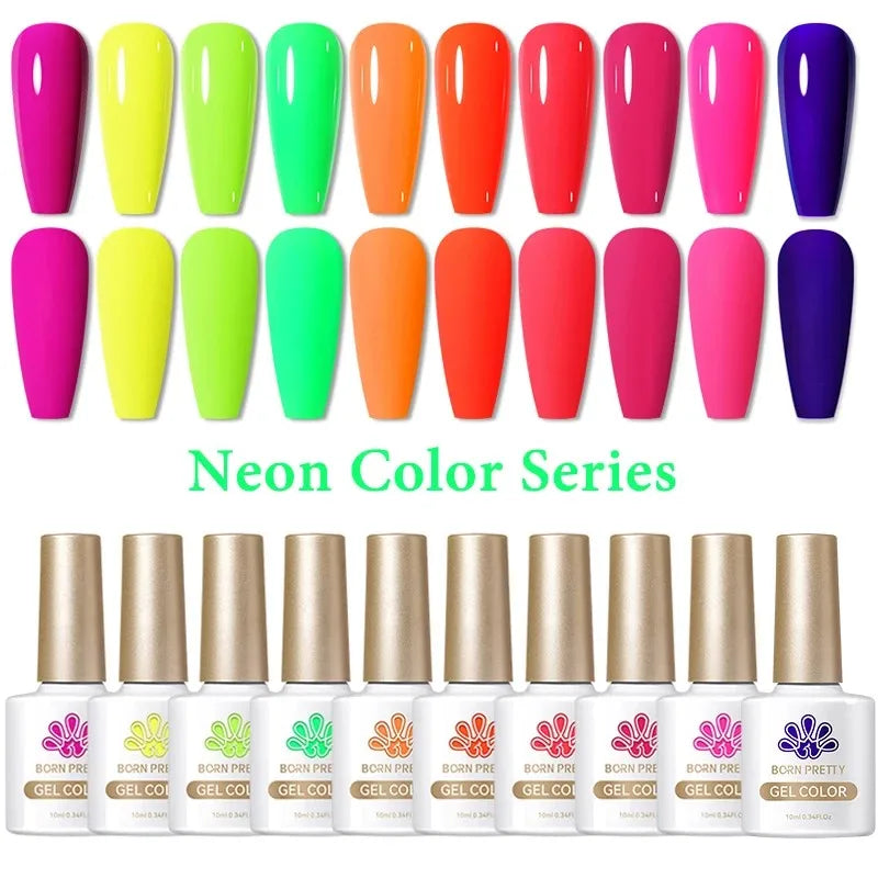 BORN PRETTY Sparkling Moonlight Cat Magnetic Gel Polish Set Semi Permanent Soak Off Crystal Gel Nail Polish Kit For Nail Art DIY