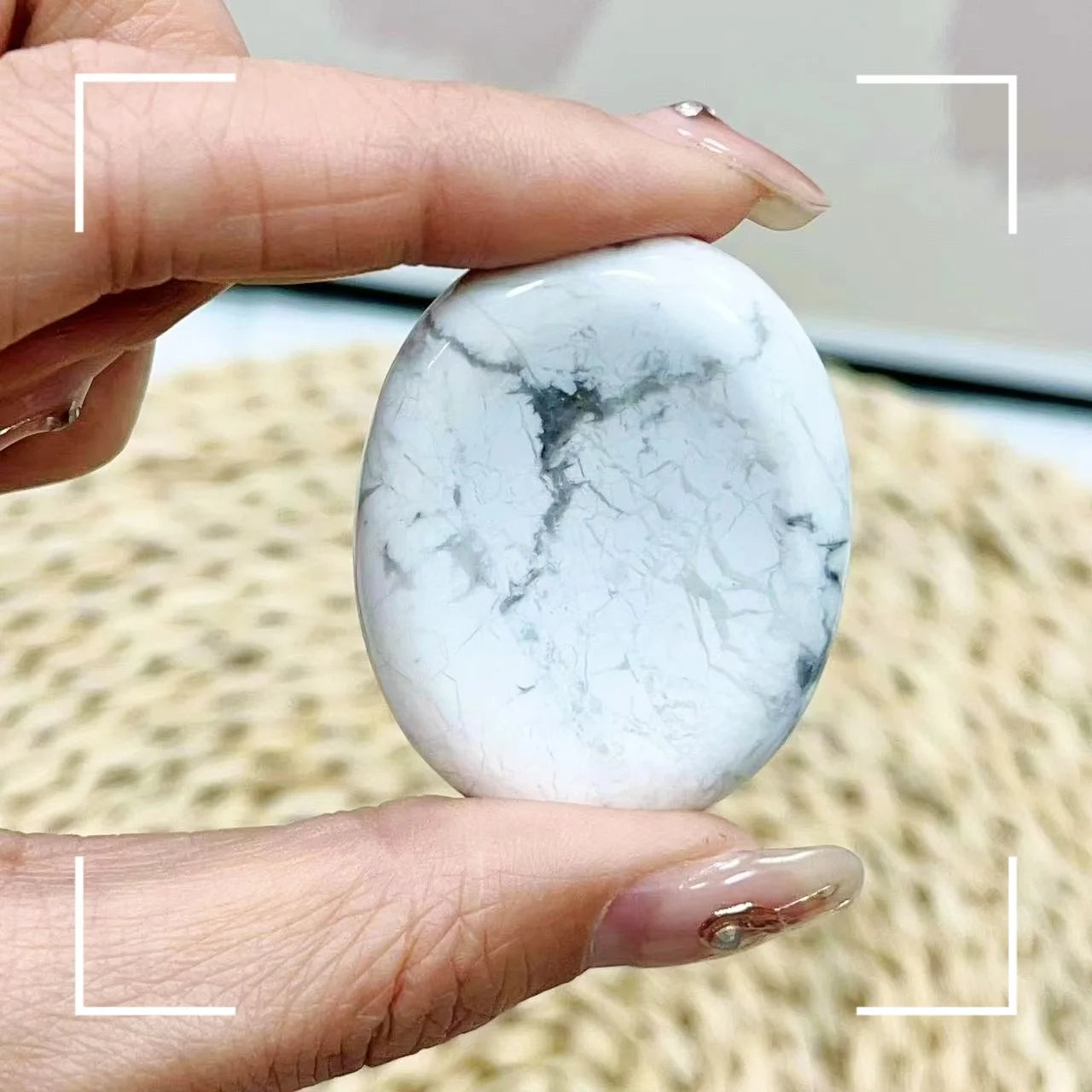 Natural Stone Face Massagers Thumb Forget Worry Stone Decompression Crystal Spiritual Healing Therapy Meditation