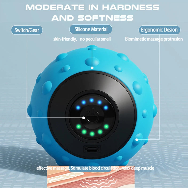 Electric Massage Ball Shoulder Neck Body Muscle Relaxation