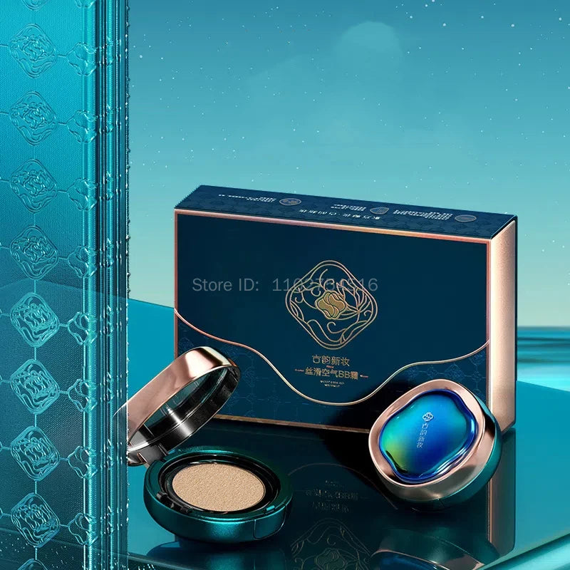 Chinese Style Makeup Set Gift Box Air Cushion BB Cream Oil Control Concealer Moisturizing Lasting Liquid Foundation Cosmetics