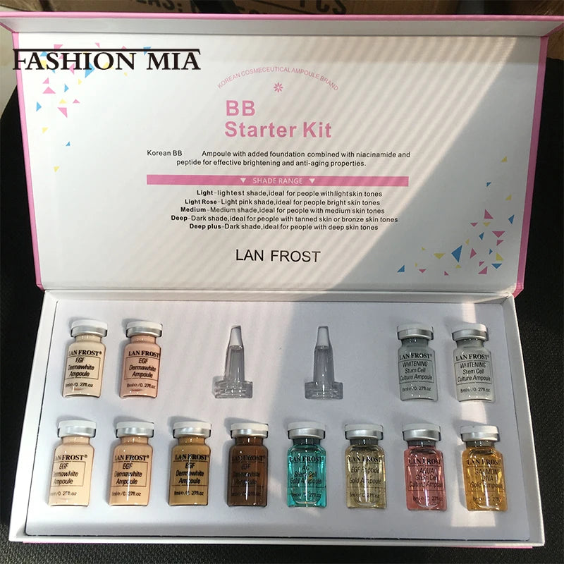 Korea 8ml BB Cream Glow Pigment Starter Kit Long-lasting Foundation Concealer Cream Moisturizing Essence Beauty Skin Care