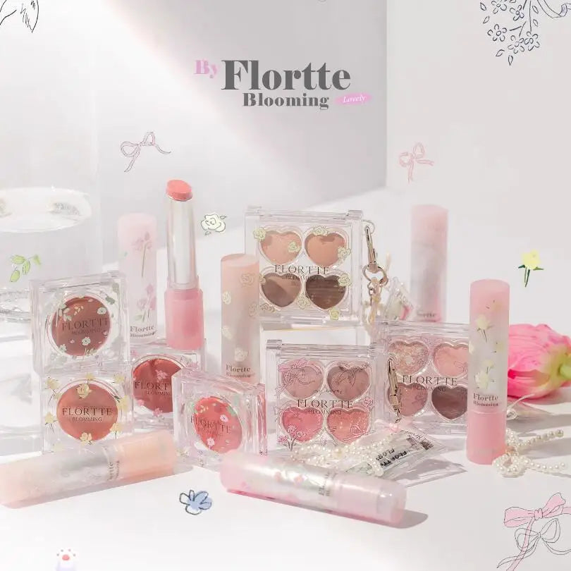 FLORTTE ALL IN Makeup Set Box Full Eyeshadow Palette Blush Cream Lipstick Professional Makeup Kit 19 PCS