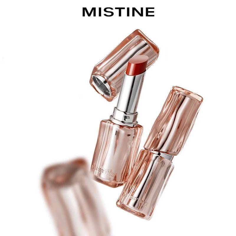MISTINE Lipstick Matte Surface Nude Color Non Stick Cup Lipstick Jelly Balm Moisturizing Tinted Lip Balm Hydrating Vitamin E