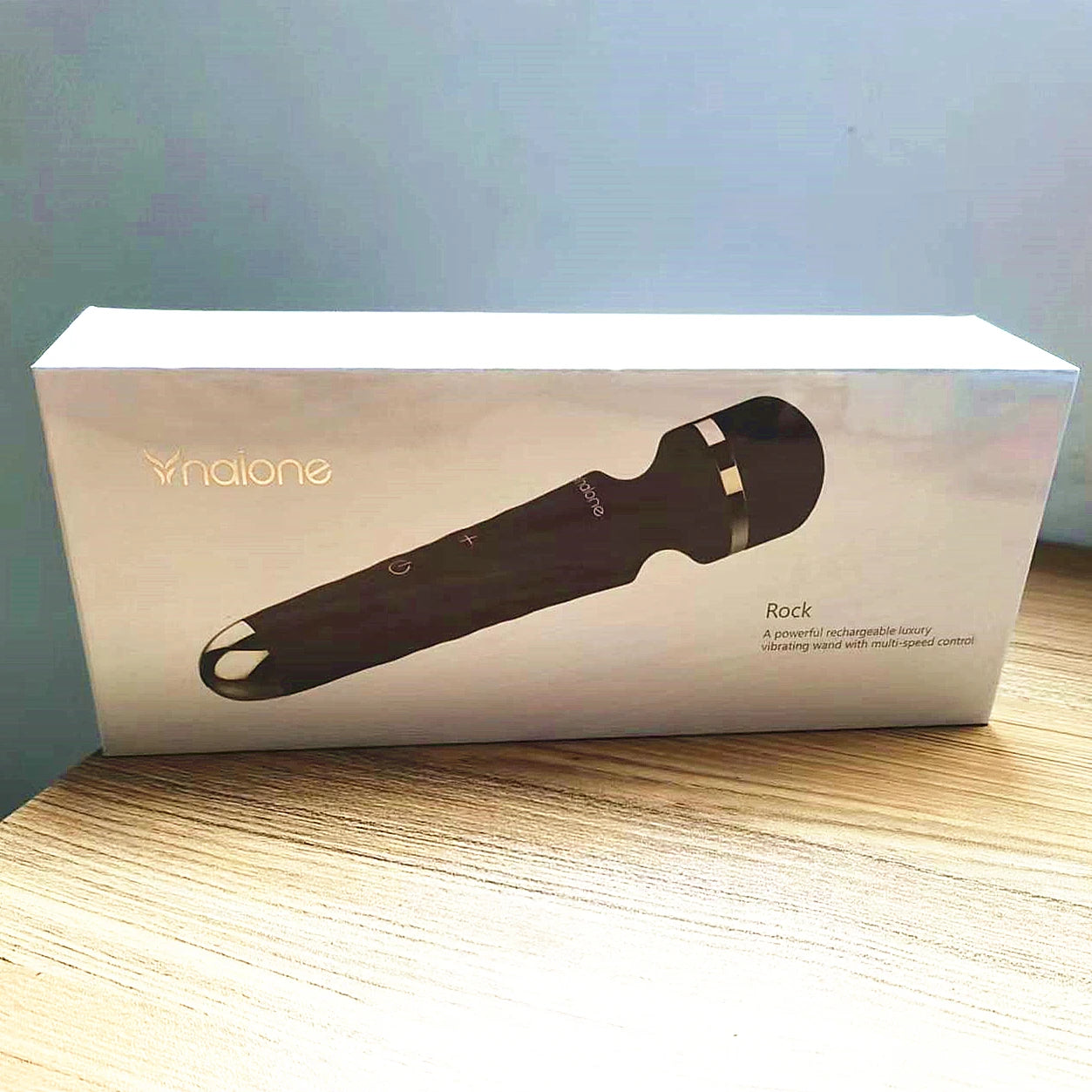 Nalone Powerful Vibrator 3 Nozzles USB Recharge Magic Wand