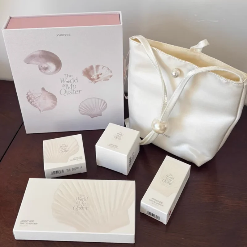 Joocyee Makeup Kit Bag Full Professional Eye Shadow Powder Blusher Lipstick Oyster Heart Limited Makeup Set Box For Girlfriend