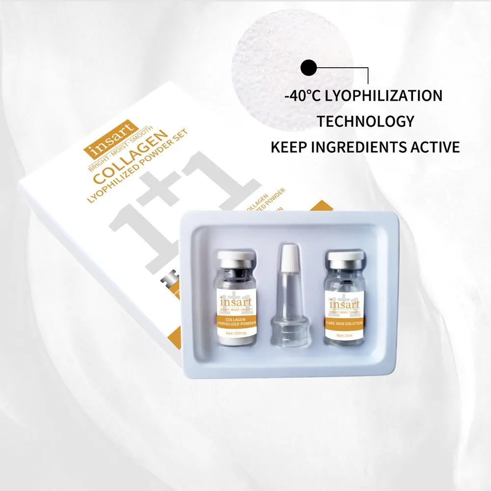 Collagen Niacinamide VC Lyophilized Powder Face Serum Anti Aging Brightening Moisturizing Essence for All Skin  Skincare