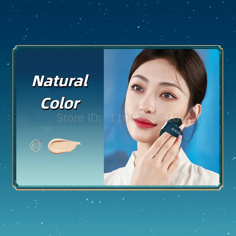 Chinese Style Makeup Set Gift Box Air Cushion BB Cream Oil Control Concealer Moisturizing Lasting Liquid Foundation Cosmetics