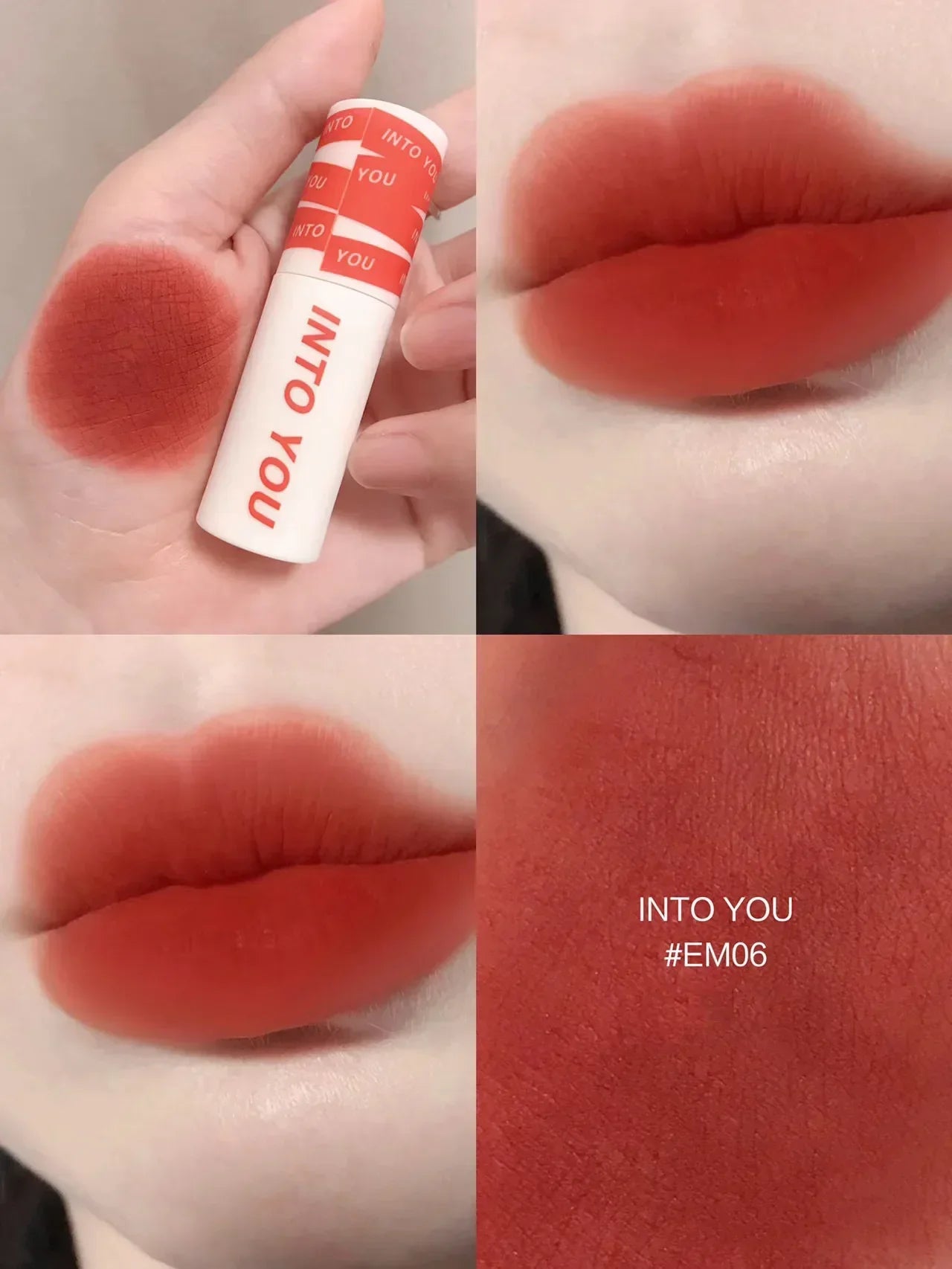 INTO YOU Lip Mud Lip Gloss Velvet Lipstick Lip Glaze Women Makeup Matte Waterproof Long Lasting Red Tint Rare Beauty Cosmetics