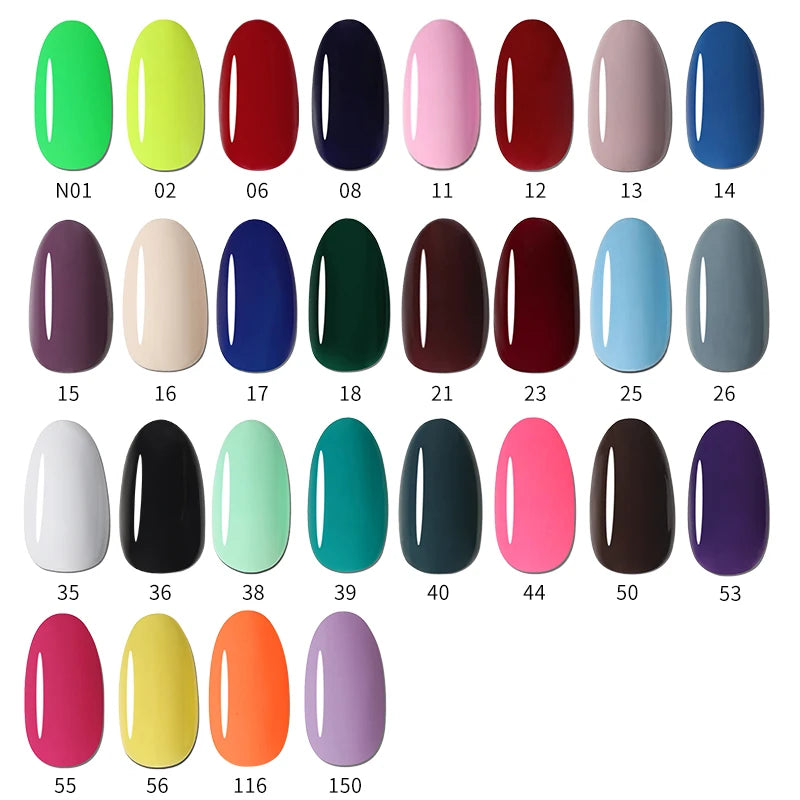 MSHARE 100ML Nail Gel Polish Soak Off UV LED Nails Vernis Semi Permanent Varnish Polish White Red Nail Gel Art