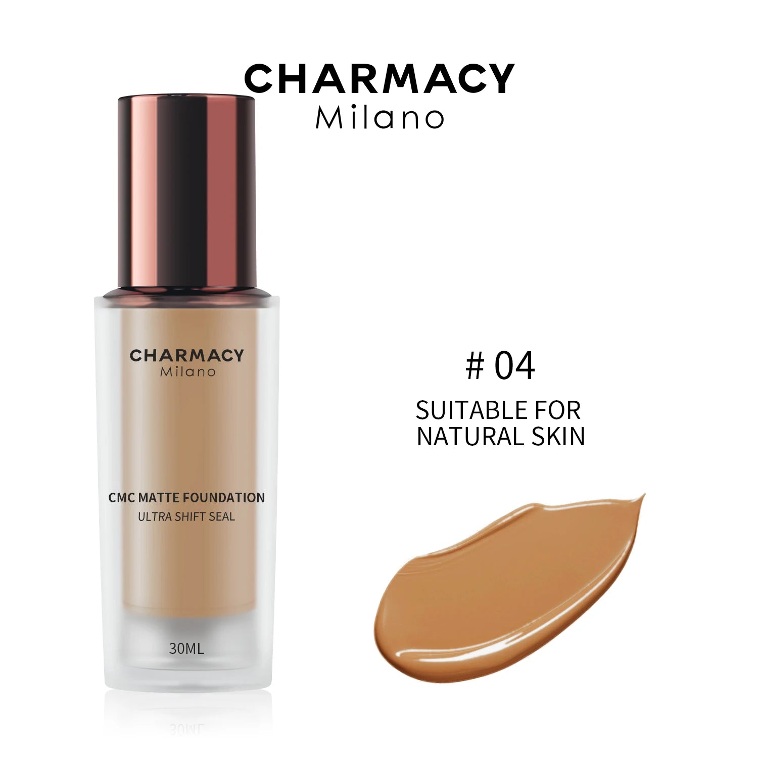CHARMACY Foundation Makeup Base Liquid Concealer Professional Makeup Long Lasting Oil Control Matte Liquid Foundation Cosmetics