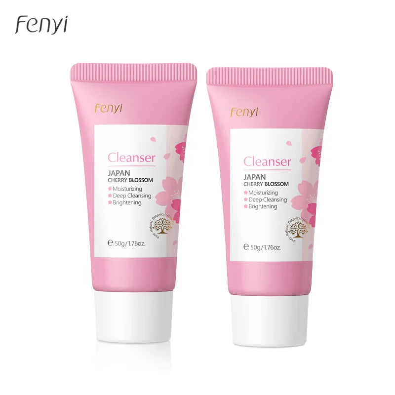 Sakura Facial Cleanser 50g Skin Deep Cleansing Moisturizing Blackhead Removal Skincare Face Wash Foam Face Cleanser Skin Care