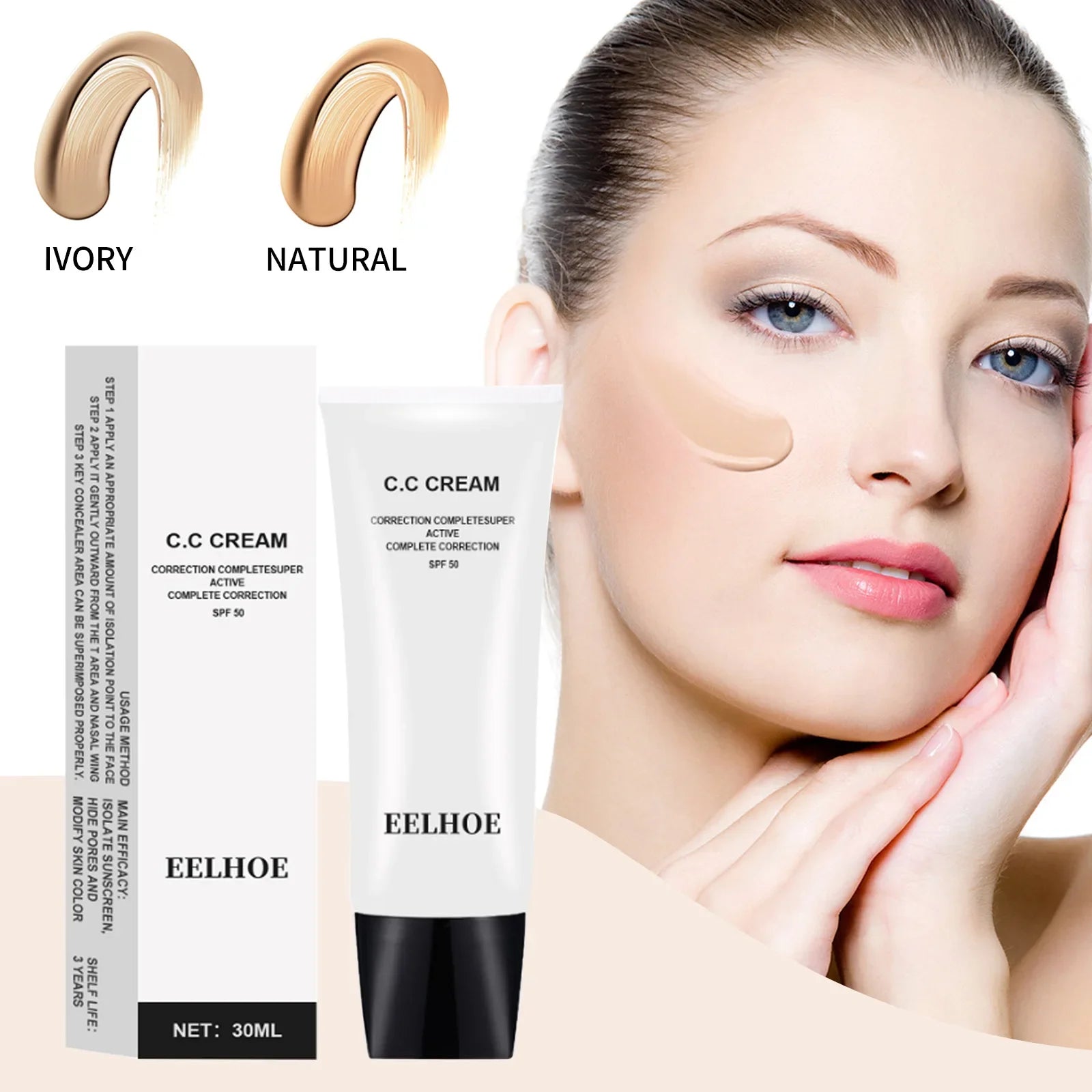 CC Cream Primer Makeup Base Moisturizing Skin Concealer Invisible Pore Matte Face Primer Soft Isolating Foundation Cosmetics