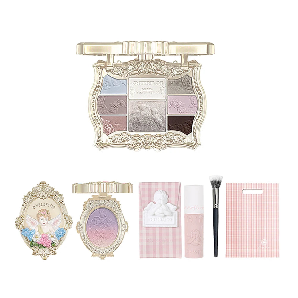CHEERFLOR Revelation Makeup Cosmetic Gift Box for Girls Birthday Gift Set Blush Eyeshadow