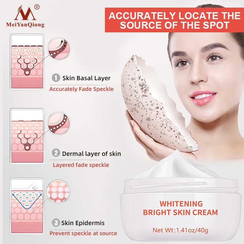 Moisturiser Face Whitening Freckle Cream Remove Acne Spots Melanin Dark Spots Face Lift Firming Face Skin Care Bright Skin Cream