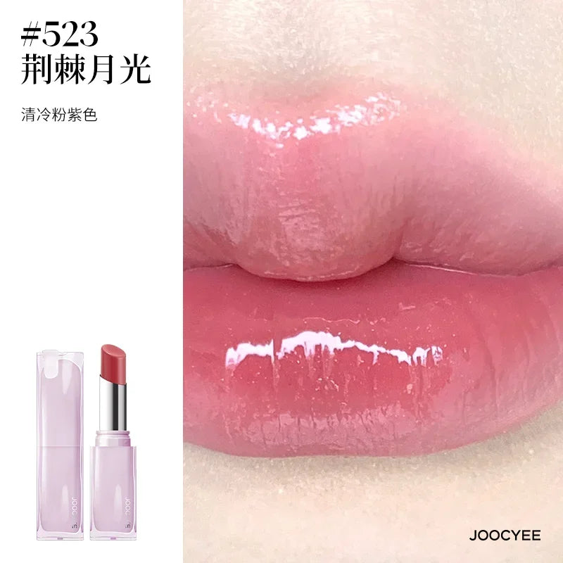 Joocyee Sandwiching Jelly Lipstick Lip Gloss Lovely Love Peaches Moisturizing Lip Glaze Women's Makeup Rare Beauty Cosmetics