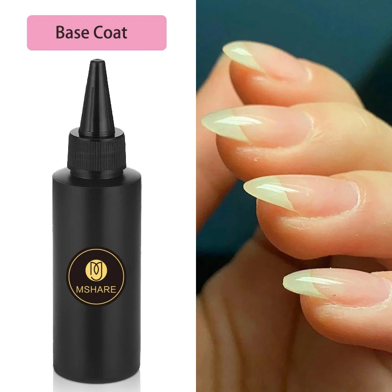 MSHARE 100ML Nail Gel Polish Soak Off UV LED Nails Vernis Semi Permanent Varnish Polish White Red Nail Gel Art