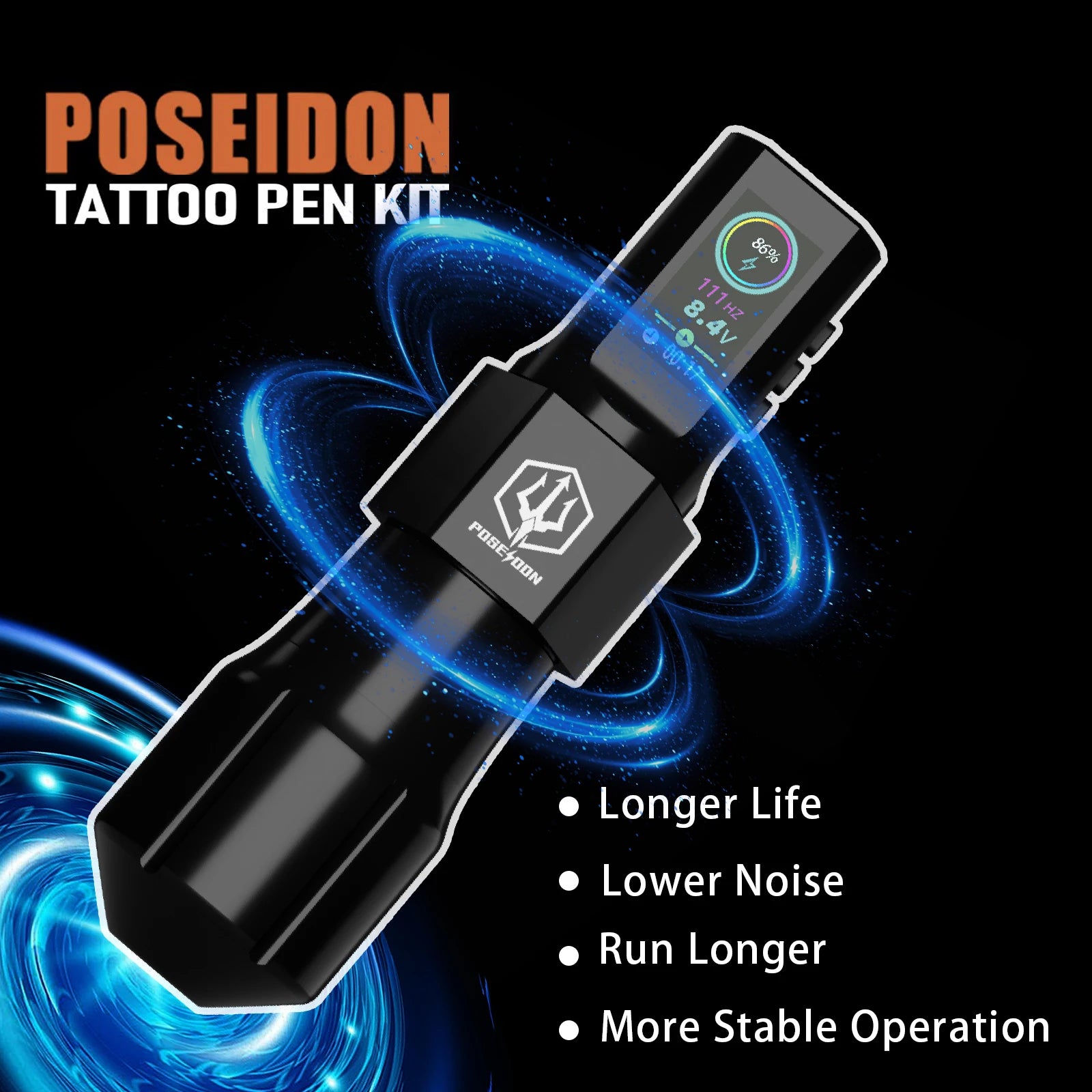Tattoo Kit LASTJUDG High Power Tattoo Pen Kit For Permanent Makeup Tattoo Machine Kit Hot Tattoo Power Supply Tattoo Gun Kit