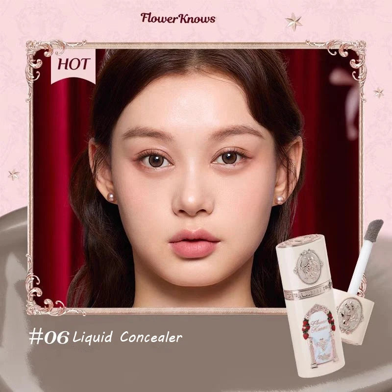 Flowerknows Strawberry Cupid All-In One Gift Box Makeup Kit Professional Palette Swan Blusher Blush Set Lip Cream Flower Knows