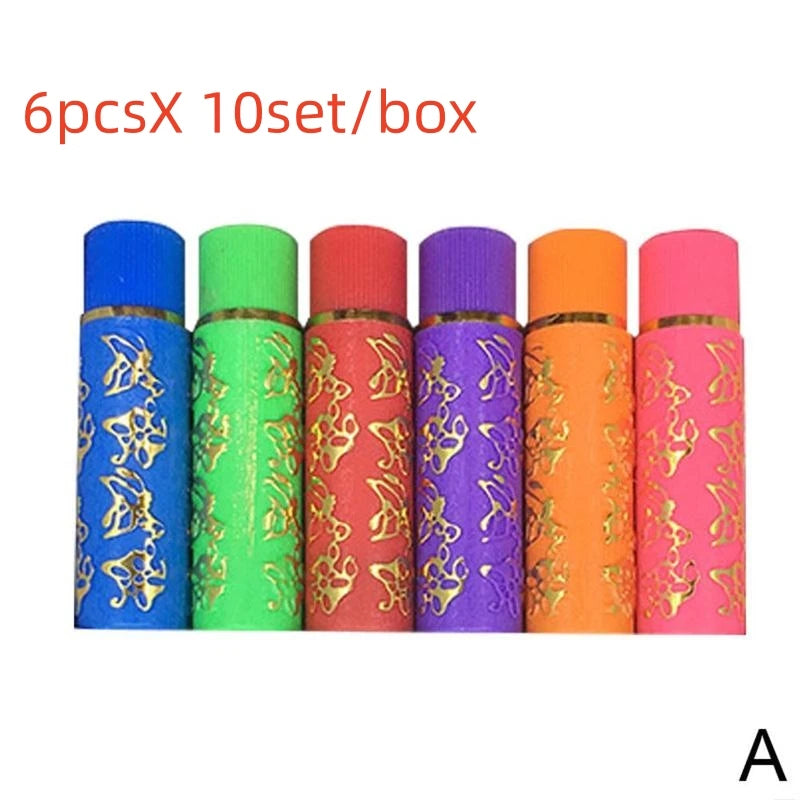 6PCS x10SET Dark Green Magic Spotting Lipgloss Lipstick Long Lasting Lip Liner Butterfly Green Lipstick Cosmetics Makeup Hot