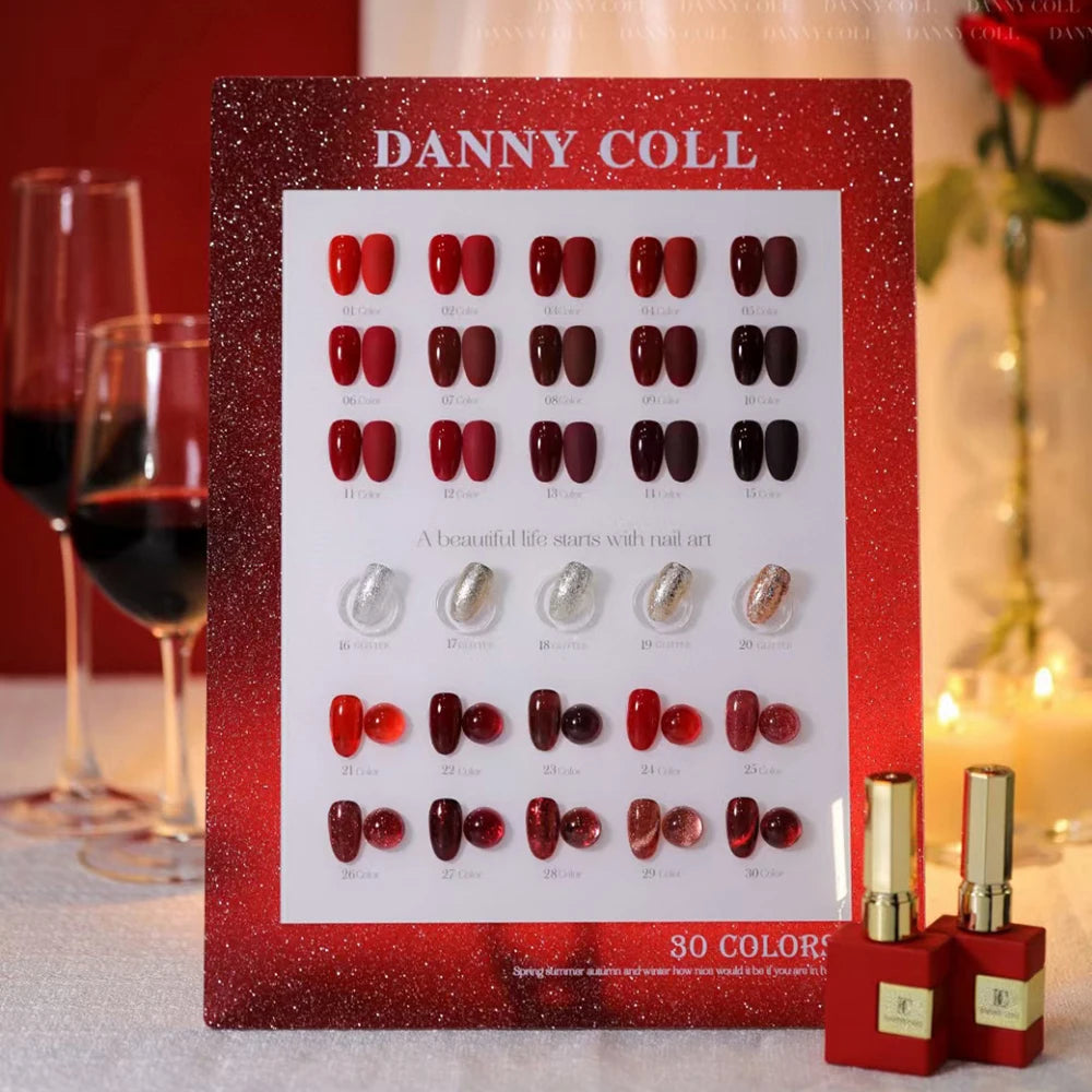 Red Gel Nail Polish Set Gel Polish Set