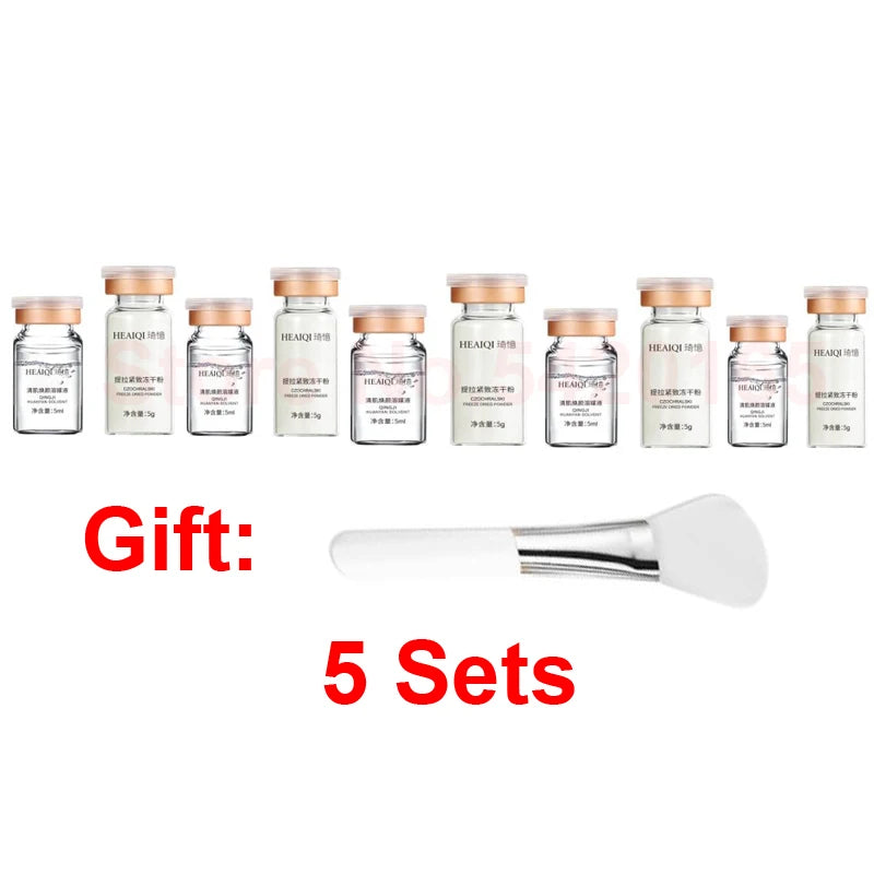 Korean Collagen Hyaluronic Acid Face Mask Repair Firming Lifting Improve Fine Lines Brighten Moisturiz Peptide Essence Skin Care