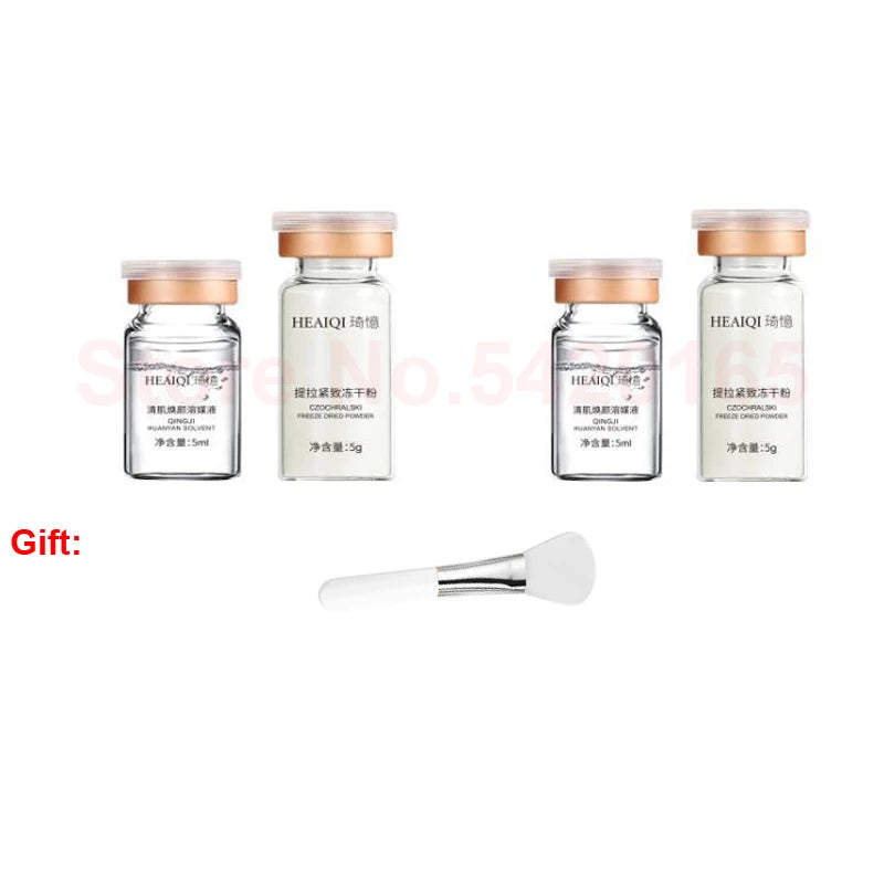 Korean Collagen Hyaluronic Acid Face Mask Repair Firming Lifting Improve Fine Lines Brighten Moisturiz Peptide Essence Skin Care