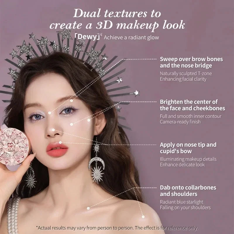 Flower Know Makeup Set Little Angel Collection Make Up Gift Box Eye Shadow Blush Matte Lipstick Highlighter Full Kit All In One