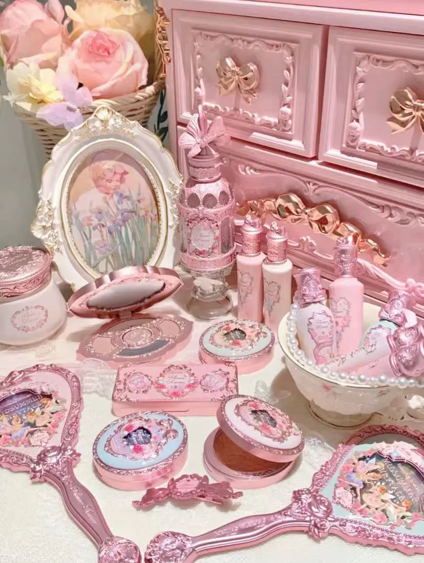 Flower Knows Midsummer Fairytales Makeup Set Lipstick Blush Eyeshadow Concealer Eyebrow Powder Kit Gift Box