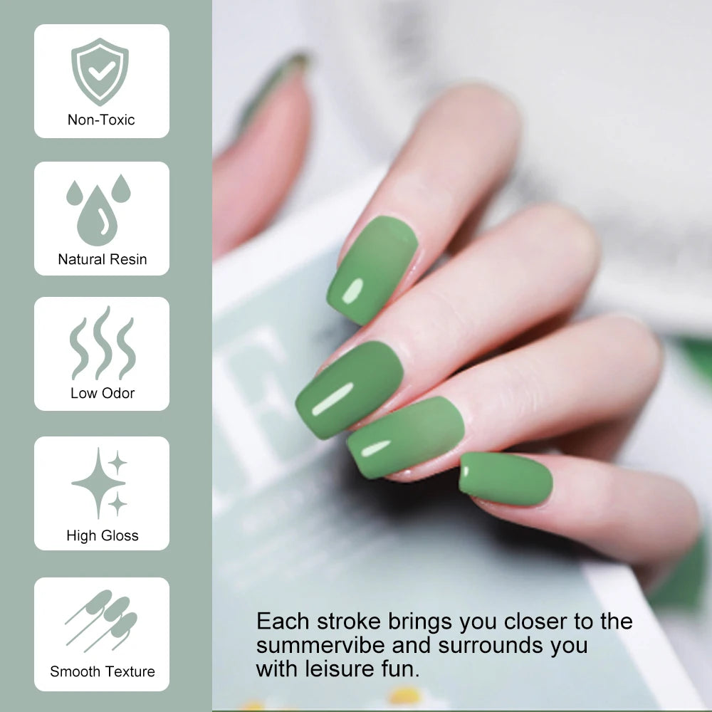 LIMEGIRL 8ml Gel Nail Polish Kit 21 Colors UV Soaked Gel Polish Varnish Nail Art Gift Set Suitable for Nail Art Design Gel Kit