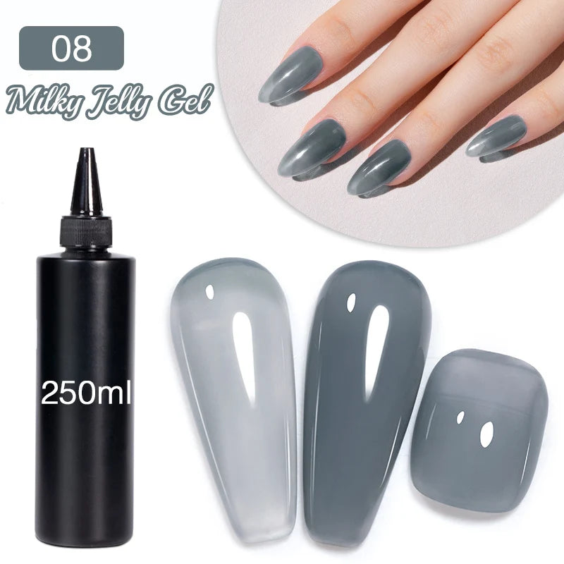 BOZLIN 1KG Super Shinny Top Coat UV Base Gel Polish Matte Top Coat Reinforce Gel Long Lasting Shinning Soak Off Nail Art Varnish