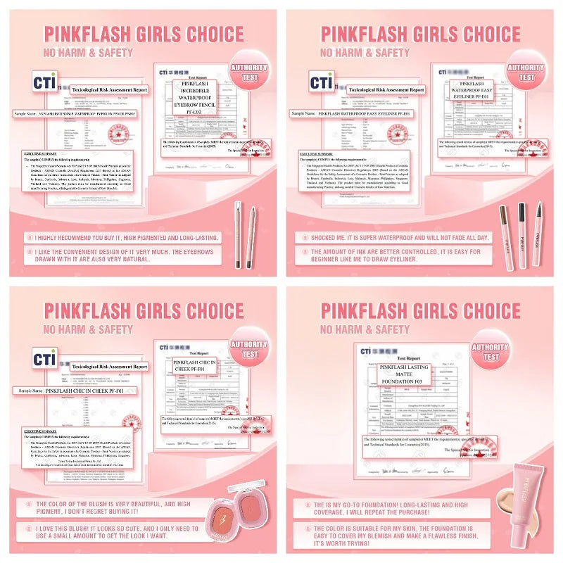 PINKFLASH 11 Pcs Full Makeup Set