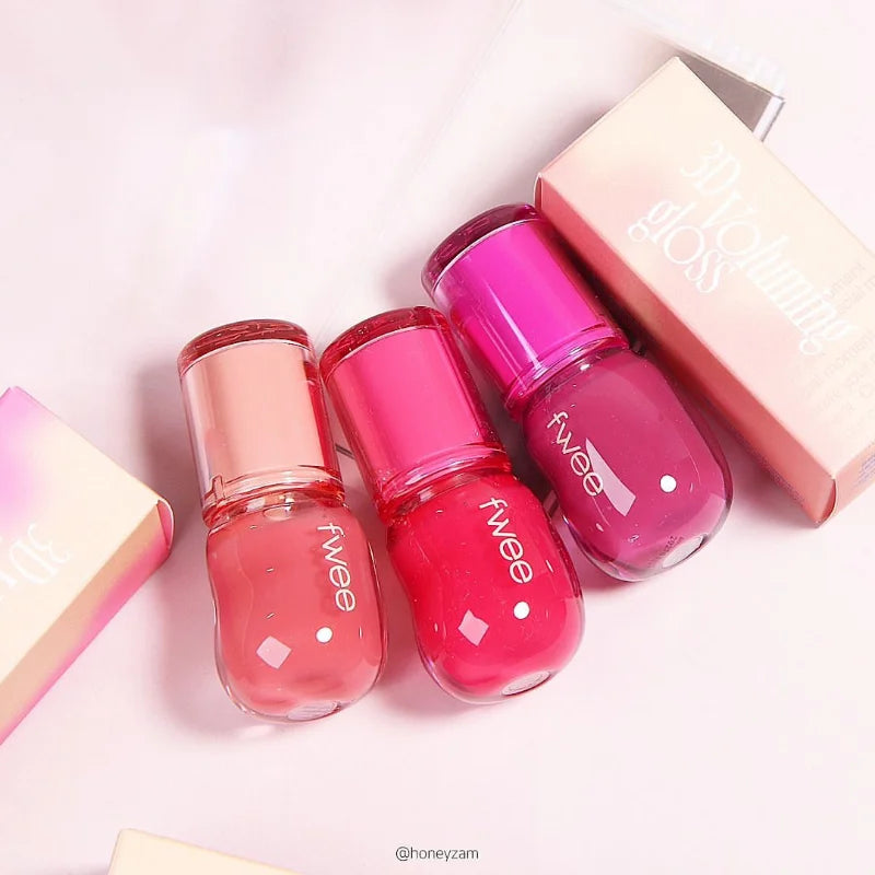 Korea Fwee 3D Voluming Gloss Aqua Lip Plumping Lip Glaze